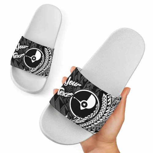 Yap State Slide Sandals - Custom Personalised Wings Style 1
