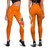 Federated States Of Micronesia Polynesian Legging - Orange Floral With Seal 4