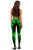 Cook Islands Legging Polynesian Pattern Green 4