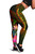 Wallis and Futuna Polynesian Legging - Hibiscus and Banana Leaves 2