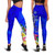 Federated States of Micronesia Legging - Turtle Plumeria (Blue) 4