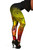 [Custom Personalised] Chuuk Legging - Humpback Whale with Tropical Flowers (Yellow) 2