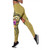 Kosrae Micronesia Legging - Floral With Seal Gold 1