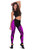 Chuuk Legging Polynesian Pattern Pink 2
