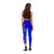 Tonga Custom Personalised Legging - Turtle Plumeria (BLUE) 3