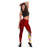 Kosrae Legging - Turtle Plumeria (Red) 2