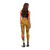 Federated States of Micronesia Legging - Turtle Plumeria (Gold) 2
