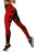 Cook Islands Legging Polynesian Pattern Red 3