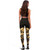 Guam Polynesian Legging - Polynesian Tattoo Gold Version 4