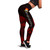 Kiribati Polynesian Legging - Polynesian Tattoo Red Version 1