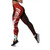 Yap Micronesia Legging  - Coat Of Arm With Hibiscus 1