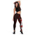 Niue Polynesian Custom Personalised Legging  - Coat Of Arm With Hibiscus 3