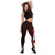 Tokelau Polynesian Legging  - Coat Of Arm With Hibiscus 3
