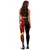 Tokelau Polynesian Legging  - Coat Of Arm With Hibiscus 4