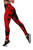 Tokelau Legging Polynesian Pattern Red 3