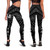 Fiji Legging - Fiji Seal With Polynesian Tattoo Style (Black) 2
