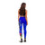 Fiji Custom Personalised Legging - Turtle Plumeria (Blue) 2