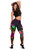 Tonga Polynesian Personsalised Legging - Summer Hibiscus 2