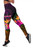 Tonga Polynesian Personsalised Legging - Summer Hibiscus 3