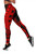 Guam Legging Polynesian Pattern Red 3