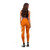 Yap Polynesian Legging - Orange Floral With Seal 3