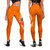 Yap Polynesian Legging - Orange Floral With Seal 4