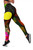 Palau Polynesian Legging -  Hibiscus and Banana Leaves 3