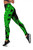 Yap Legging Polynesian Pattern Green 3