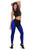 Chuuk Legging Polynesian Pattern Blue 2