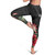 American Samoa Polynesian Legging - Tropical Vintage Hibiscus