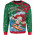 Christmas Sweatshirt 03 - Santa Claus With Surfboard 1