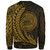 American Samoa Custom Personalised Sweatshirt - Wings Style Gold Color 2