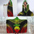French Polynesia Polynesian Chief Hooded Blanket - Reggae Version 4