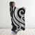 Chuuk Hooded Blanket - White Tentacle Turtle 4
