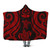 Vanuatu Hooded Blanket - Red Tentacle Turtle 1