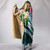 Samoa Polynesian Hooded Blanket - Summer Plumeria 3