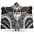 Polynesian Hooded Blanket - Guam Symbols With Poly Patterns 1