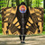 Tahiti Hooded Blanket - Polynesian Tattoo Gold 1