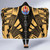 Tahiti Hooded Blanket - Polynesian Tattoo Gold 5
