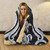 Marshall Islands Hooded Blanket - White Tentacle Turtle Crest 4