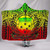 Samoa Hooded Blanket - Coat Of Arm Polynesian Patterns (Reggae) 1
