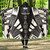 Samoa Hooded Blanket - Polynesian Tattoo Black 1