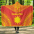 New Caledonia Flag Polynesian Chief Hooded Blanket 1