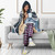 Papua New Guinea Polynesian Hooded Blanket - Ocean Style 3