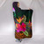 Papua New Guinea Hooded Blanket - Summer Hibiscus 2
