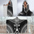 Austral Islands Polynesian Chief Hooded Blanket - Black Version 4