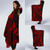 Norfolk Island Hooded Blanket - Polynesian Tattoo Red 2