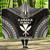 Kanaka Maoli Polynesian Chief Hooded Blanket - Black Version 1