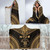 Niue Polynesian Chief Hooded Blanket - Gold Version 4