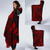 Samoa Hooded Blanket - Polynesian Tattoo Red 2
